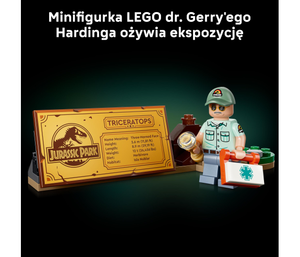 LEGO JURASSIC WORLD 77985 Szkielety dinozaurów: triceratops - 1529880 - zdjęcie 7